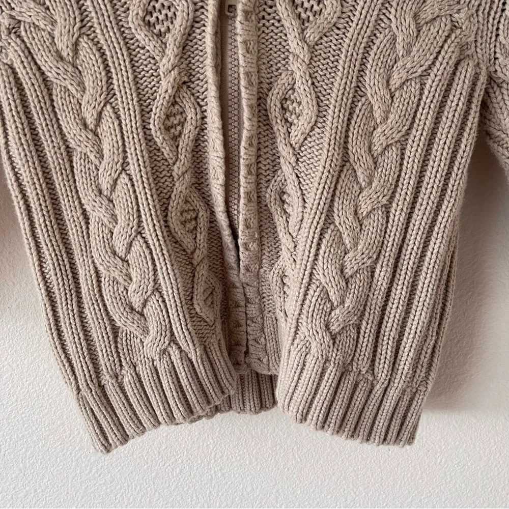 Toddler Gymboree Cable Knit‎ Zip-Front Sweater